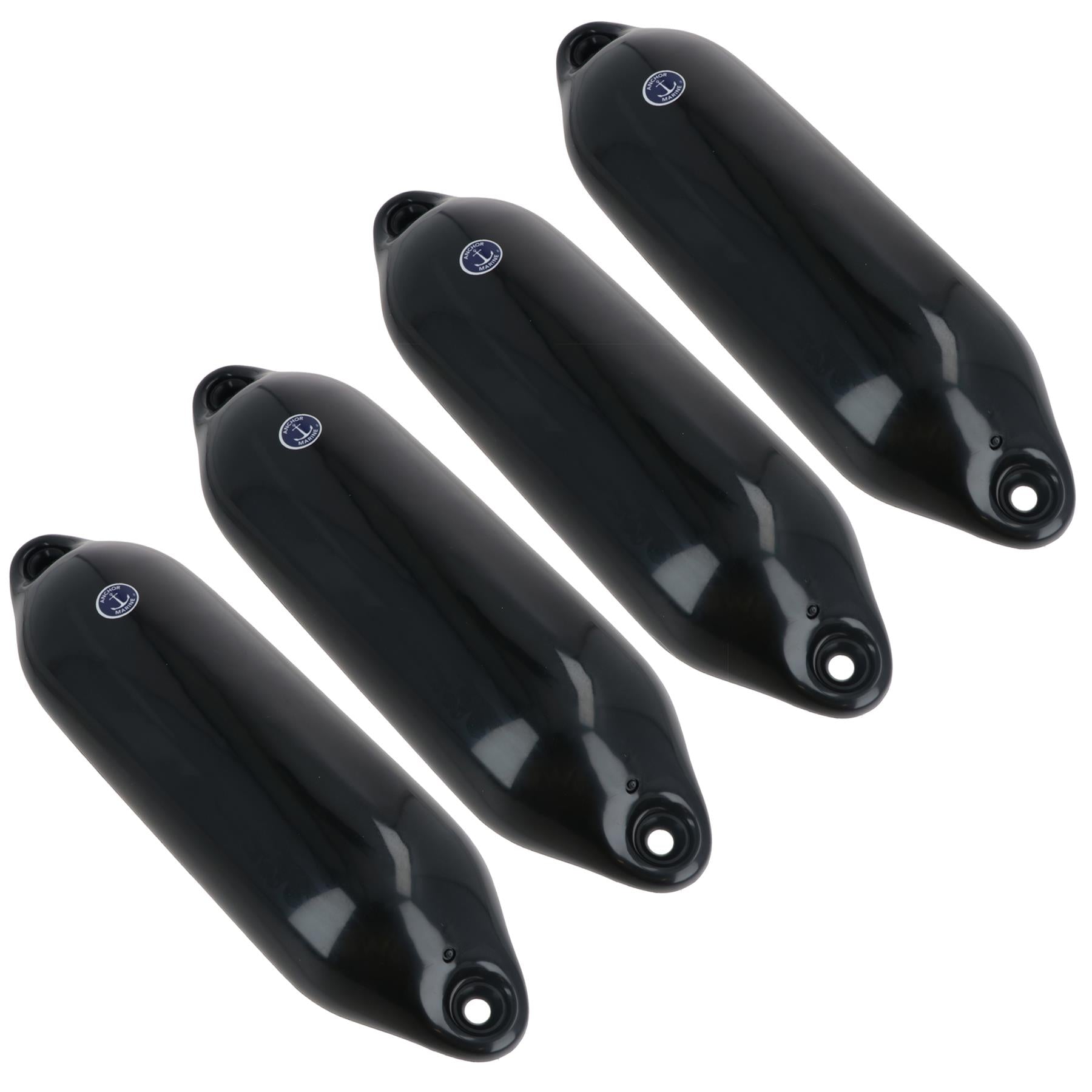 Boat Fender Black Anchor Marine Cylinder Yacht Bumper Mooring Buoy