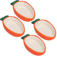 Small Animals Small Lettuce Green Leaf  & Carrot Feeding Bowl Treat Pots