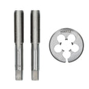 Metric Tap and Die Tungsten Steel Taper and Plug Set M2 - M18