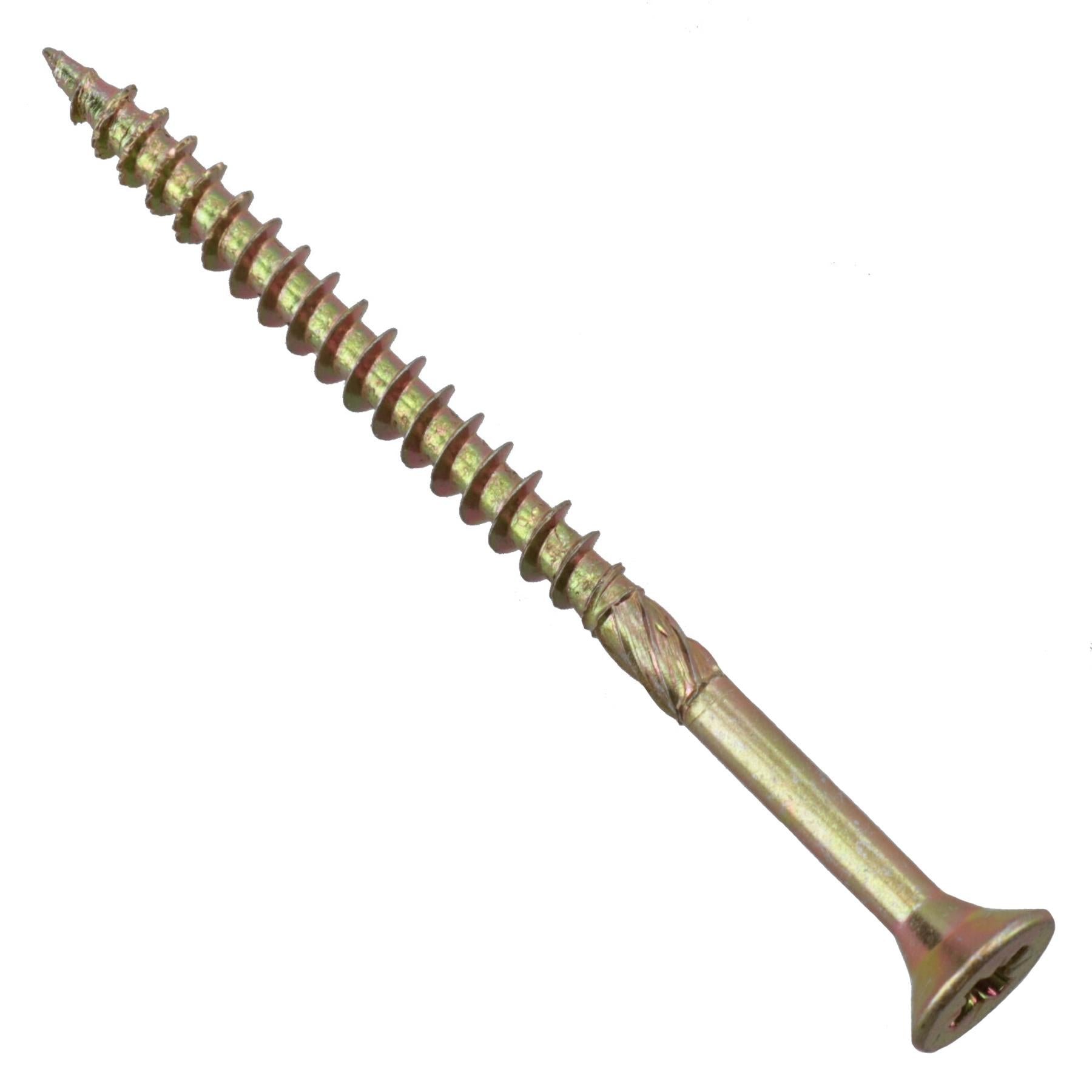 Countersunk Wood Screws 4.0 x 60mm Serrated Edge Prevent Splitting PZ2