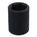 3/8in Drive Shallow Stubby Metric Impacted Impact Socket 6 Sided Single Hex