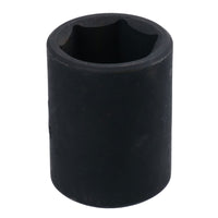 3/8in Drive Shallow Stubby Metric Impacted Impact Socket 6 Sided Single Hex