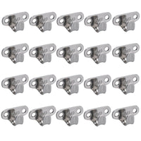 20 Pack Marine Lacing Hook Stainless Steel Tie Down Rope Point