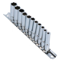 Imperial SAE / AF Double Deep Sockets 1/4" And 3/8" Drive 5/32" - 7/8" 23pc Set