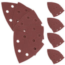 Hook Loop Delta Sanding Abrasive Discs Pads 93mm Triangle 120 Grit Fine 25pc