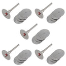 Rotary Tool HSS Saw Blade Cutting Circular Discs Set 22mm with 3.17mm Mandrel