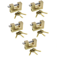 Shutter Padlocks Shipping Container Door Padlock Lock Security Solid Shed 3 Keys