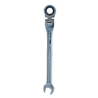 MM Metric Flexible Combination Ratchet Spanner Wrench Bi-Hex 12 Sided 72 Teeth