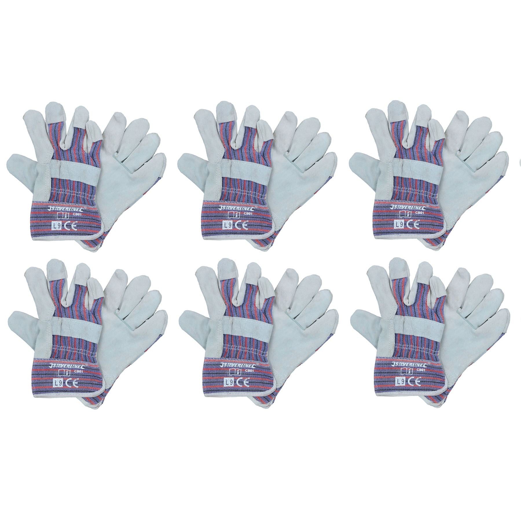 Large Rigger Work Wear Gloves Gardening Construction hand Protection