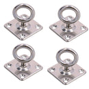 4 Pk Swivel Pad Eye Ring Tie Down Anchor Plate Marine Grade 316 Stainless Steel