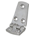 Polished Door Hinge Stainless Steel 76mm x 38mm 316 Long Marine Cabin Hatch