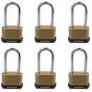 4 Digit Long Hardened Shackle Combination Padlock Security Lock Secure