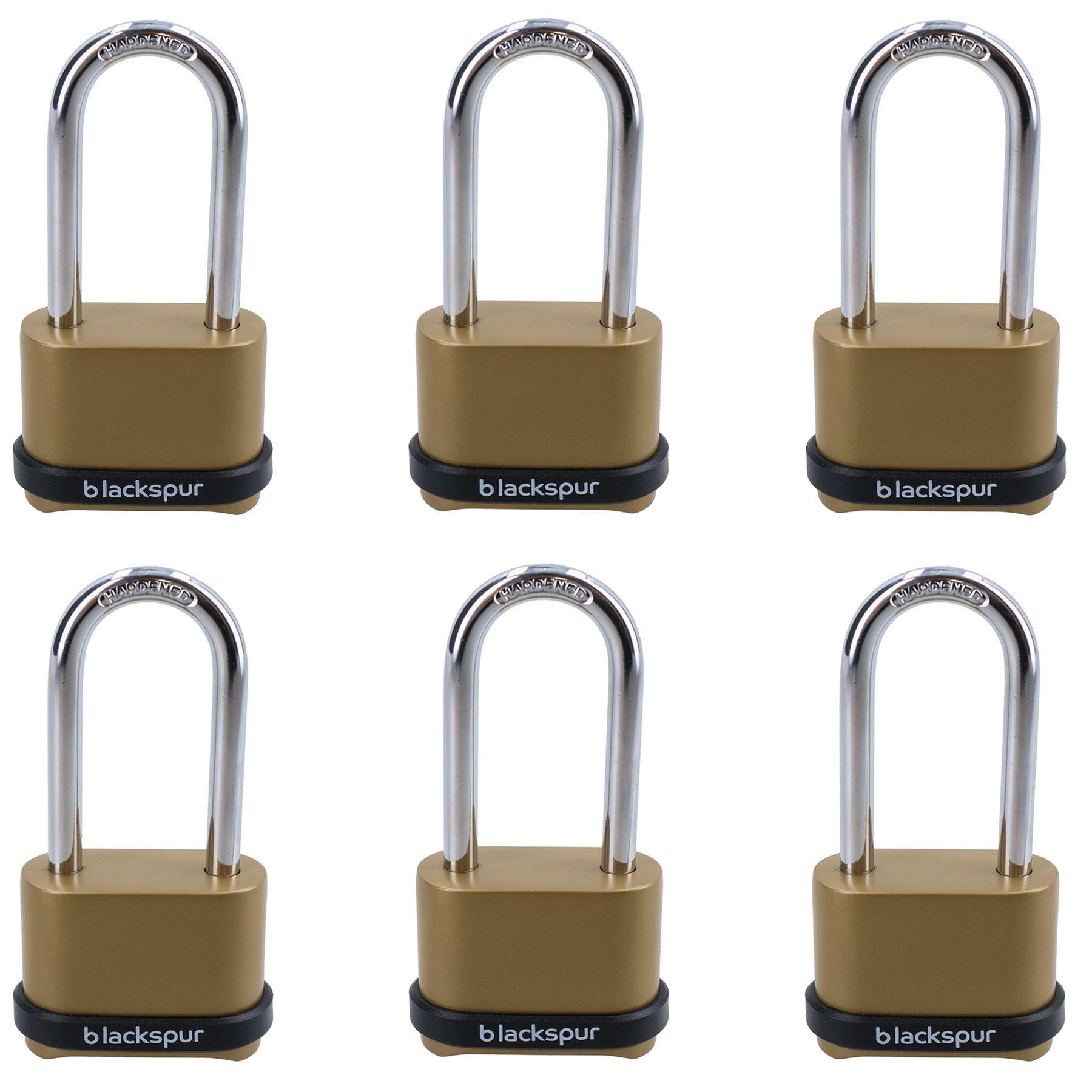 4 Digit Long Hardened Shackle Combination Padlock Security Lock Secure