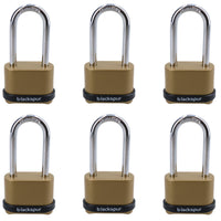 4 Digit Long Hardened Shackle Combination Padlock Security Lock Secure