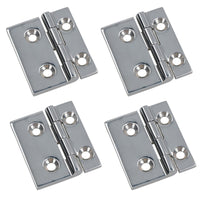 Polished Door Hinge Stainless Steel 61mm x 51mm 316 Marine Cabin Hatch