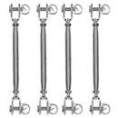 Rigging Screw 5mm Jaw to Jaw Turnbuckle Straining Marine Grade 316 Stainless