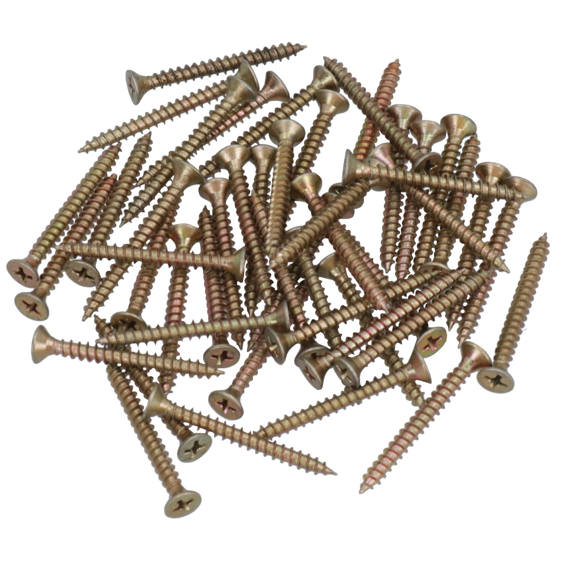 Countersunk Multi Purpose Chipboard Wood Timber Screws 35mm Long Pozi
