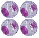 4 Small Animals Boredom Breaker Glitter Hamster Ball Play Toy Exercise Activity