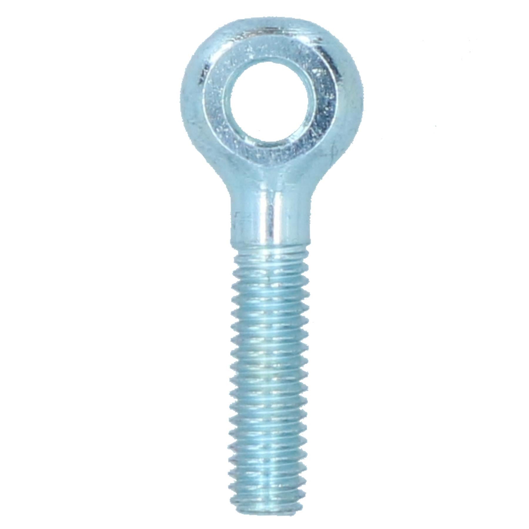 M6 30mm Eye Bolt Single Bolt Zinc Plated Threaded Rings DIN444 Catenary Wire