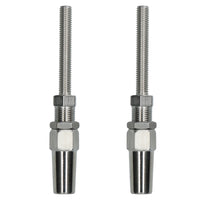 DIY Wire Rope Cable Fitting Swageless Rigging End Fitting Stainless Steel 316