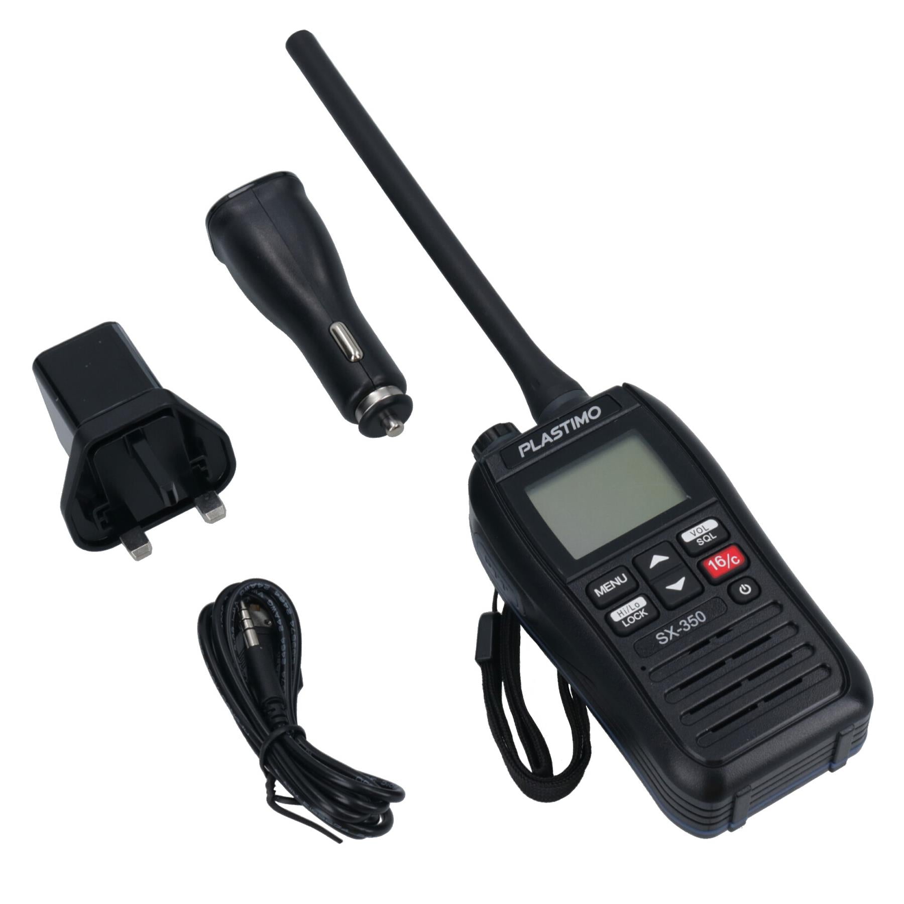 Plastimo VHF Radio Marine SX-350 Handheld Floating Waterproof Recharga ...