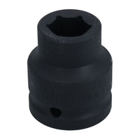 Metric Shallow Impact Impacted European Style Socket 3/4" Drive 6 Sided