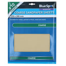 10pc Assorted Sandpaper Sanding Sheets For Metal Wood Plastic Coarse 60 Grit