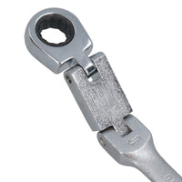 Metric Double Jointed Flexi Ratchet Combination Spanner Wrench 72 Teeth