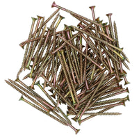 Countersunk Wood Screws 5.0 x 80mm Serrated Edge Prevent Splitting PZ2