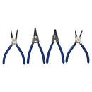 6" 150mm Internal And external Bent And Straight Circlip Plier Set In Carry Case