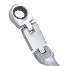 Metric Double Jointed Flexi Ratchet Combination Spanner Wrench 72 Teeth