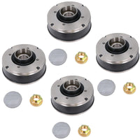 4pk 200 x 50mm Brake Drums & Bearings for Ifor Williams Trailer 4 Stud 5.5" PCD