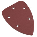 Hook And Loop Detail Sanding Pads Discs 140mm Triangular 120 Grit Fine 25pc