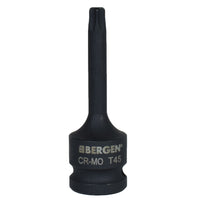 1/2" Drive Male Torx Star Extra Long Deep Impact Sockets 78mm T20 – T70