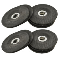 10pc Metal Grinding Angle Grinder Disc 115mm (4-1/2") Depressed Centre TE786