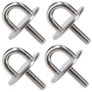 Round Pad Eye Tie Down Anchor Ring Stainless Steel M6 Thread