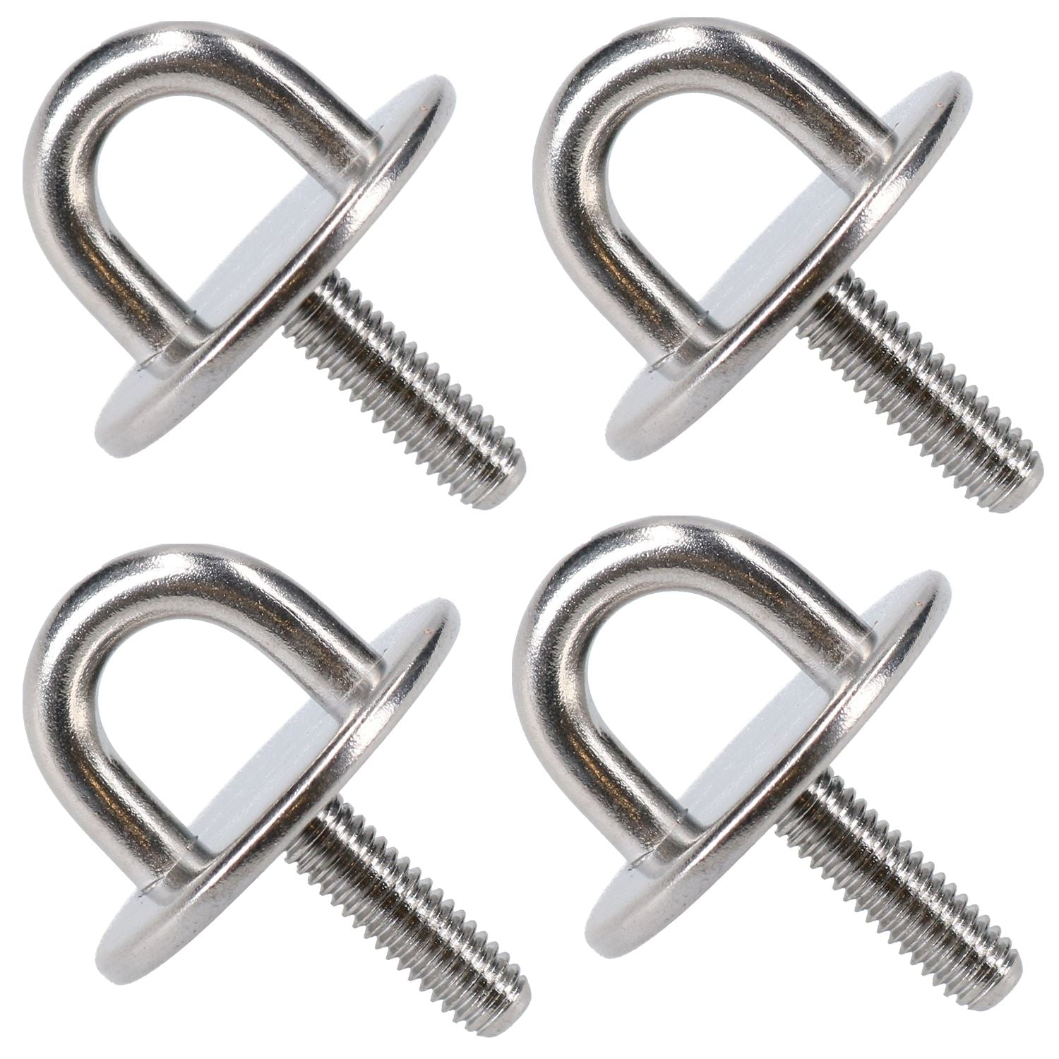 Round Pad Eye Tie Down Anchor Ring Stainless Steel M6 Thread