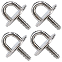 Round Pad Eye Tie Down Anchor Ring Stainless Steel M6 Thread