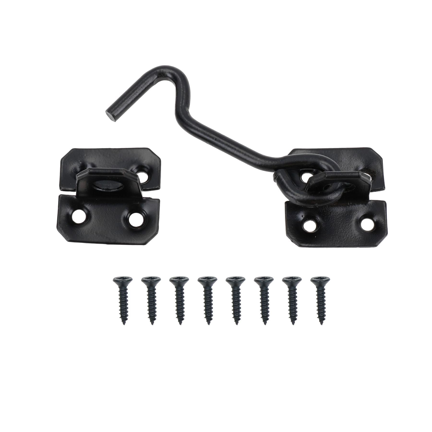 4” Cabin Hook Eye Latch Lock Catch Hold Back For Sheds Gates Hatches