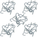 Screw Hook Fasteners Hangers Zinc Coated Finish 12mm Dia 45mm length