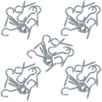 Screw Hook Fasteners Hangers Zinc Coated Finish 12mm Dia 45mm length