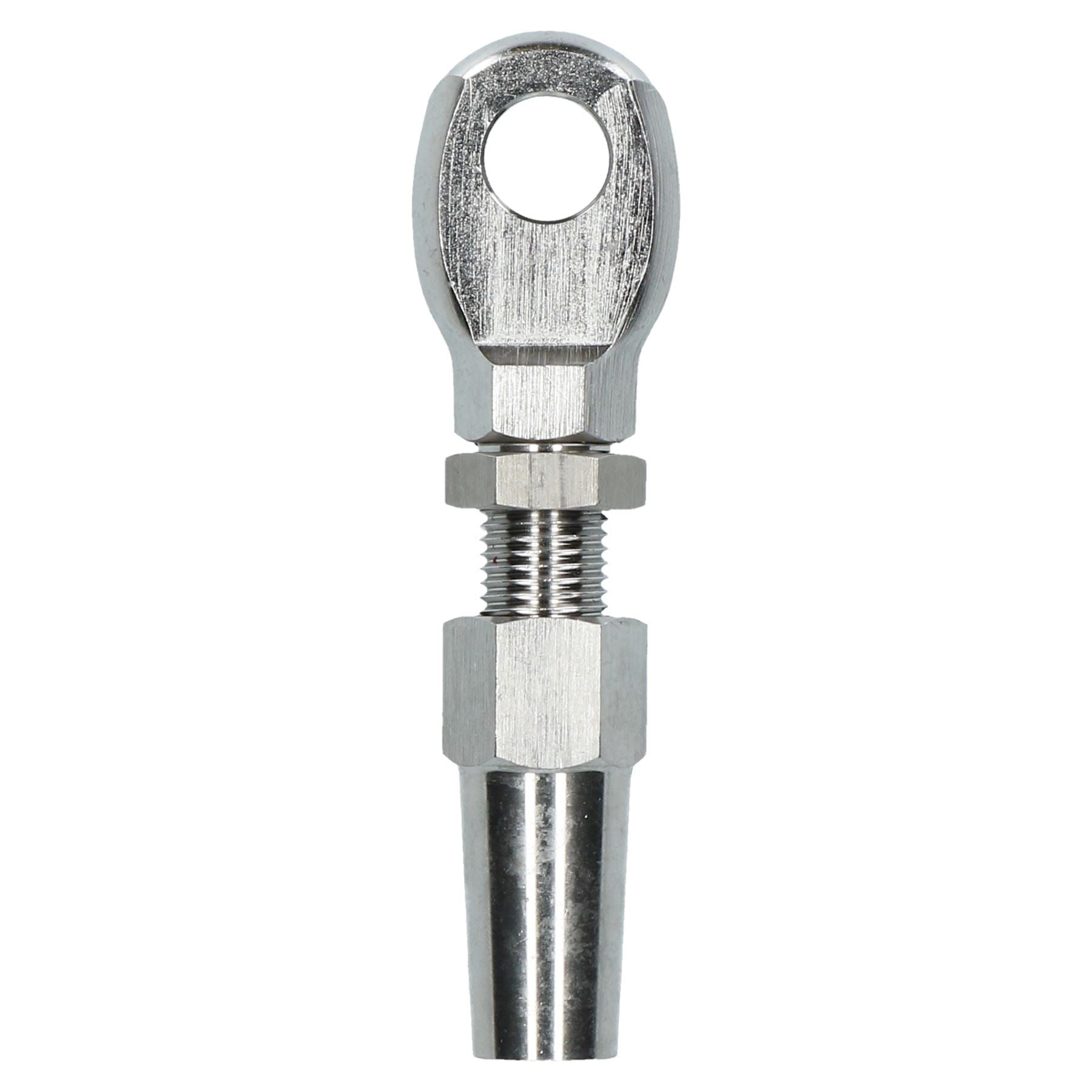 DIY Wire Rope Cable Fitting Swageless Rigging End Fitting Stainless Steel 316