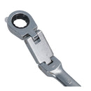 Metric Double Jointed Flexi Ratchet Combination Spanner Wrench 72 Teeth