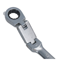 Metric Double Jointed Flexi Ratchet Combination Spanner Wrench 72 Teeth