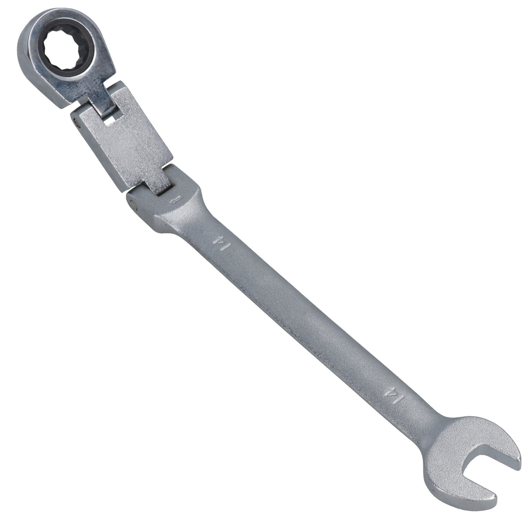 Metric Double Jointed Flexi Ratchet Combination Spanner Wrench 72 Teeth
