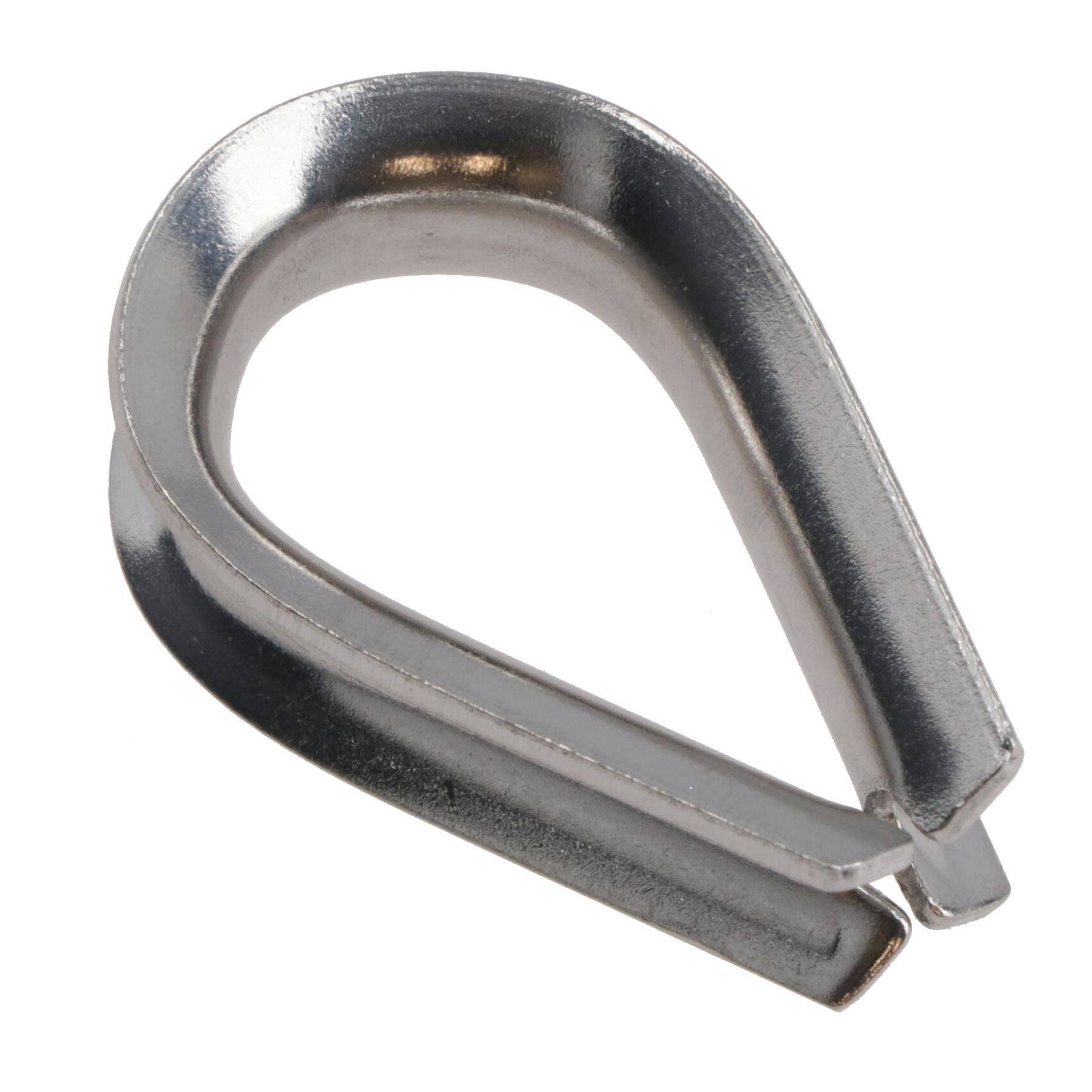 Rope Splice Thimble for 3mm Rope & Wire Spliced Boat Thimbles 316 Marine A4