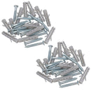 3.5mm x 25mm PZ2 Countersunk Wood Screws Fasteners with Raw Plugs