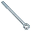 M12 140mm Eye Bolt Single Bolt Zinc Plated Threaded Rings DIN444 Catenary Wire