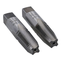 NPT Imperial Tap and Die Tungsten Steel Taper and Plug 1/8" - 1/4"