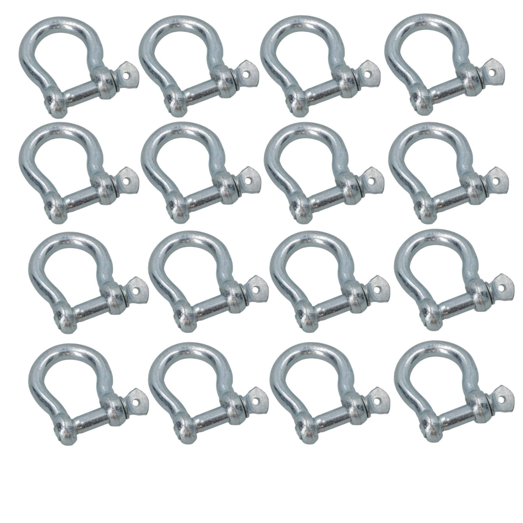 8mm Galvanised Bow Shackle Single Shackle Link Chandlery Boat Yacht